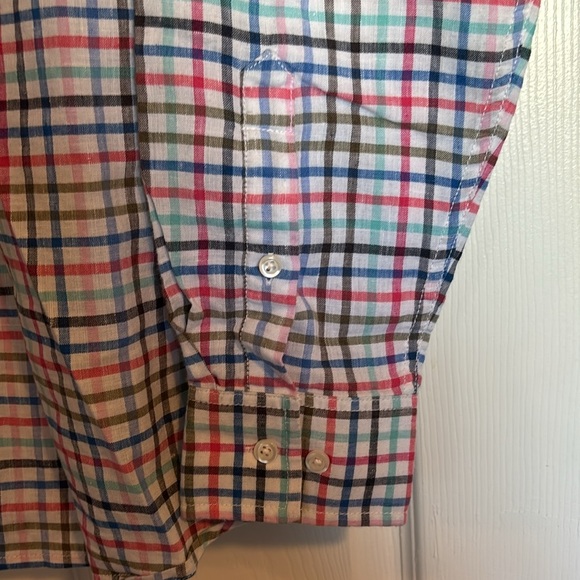 Tommy Bahama men’s white linen blend long sleeve button down shirt size large - Picture 5 of 9